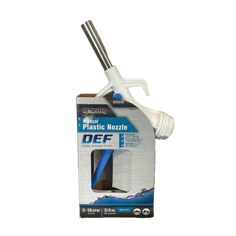 Traveller Manual DEF  Nozzle With Stainless Steel Spout 3/4” Inlet
